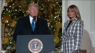 President Trump Delivers Remarks at the 2020 National Christmas Tree Lighting | 特朗普总统在国家圣诞树点灯仪式上致辞