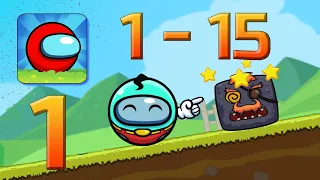 Roller Ball 7 - Bounce Ball All levels 1 - 15 Boss Android iOS
