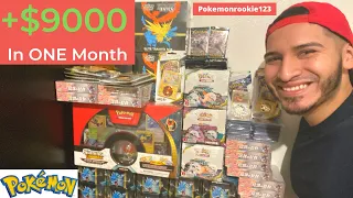 SELLING POKEMON CARDS - (HOW I MADE $9,000 In One Month!)