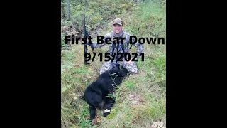 Northern Wisconsin Bear Hunt | 9/15/2021 | First Bear Down