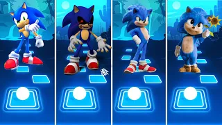 Sonic vs Sonic Exe vs Sonic The Hedgehog vs Baby sonic | Tiles Hop