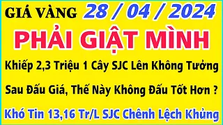 Giá vàng hôm nay 9999 ngày 28/4/2024 | GIÁ VÀNG MỚI NHẤT || Xem bảng giá vàng SJC 9999 24K 18K 10K