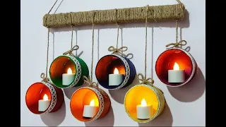 wall hanging candle holder 🔥 #diwalidecoration #shorts #trending #youtubeshorts