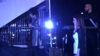 PRINCE jumps on stage with Nikki Leonti for a guitar solo