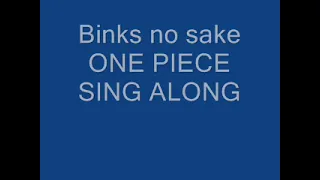 Binks Sake - One Piece Lyrics