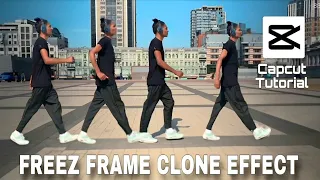 CapCut Tutorial: Freeze Frame Clone Effect