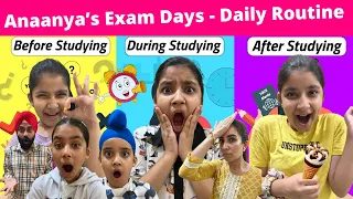 Anaanya’s Exam Days - Daily Routine | RS 1313 VLOGS | Ramneek Singh 1313