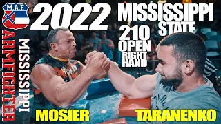 2022 Mississippi State Armwrestling | 210 Pro Right Hand - TERMINATOR vs. IRONMAN