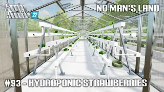 Hydroponics Greenhouse, New Greenhouse Build - #93 No Man's Land - Farming Simulator 22
