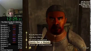 Oblivion Arena Speedrun in 16:31