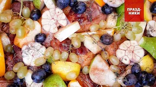 Сочная утка с фруктами запеченная в духовке – излюбленный праздничный рецепт римских императоров!