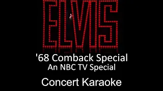 Elvis Presley 68 Comeback NBC TV Special Concert Karaoke