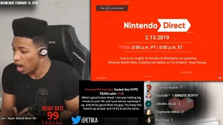 Etika Reacts To The NINTENDO DIRECT 2/13/2019 [Highlights]
