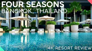 FOUR SEASONS HOTEL Bangkok, Thailand【4K Tour & Review】SHOW STOPPING 5-Star Hotel