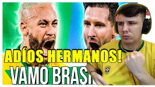 REACT ♫ VAI TER BRASIL vs ARGENTINA NA FINAL DA COPA AMÉRICA!! | Paródia Só Pra Castigar - Wesley