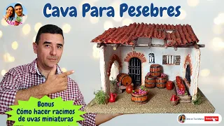 🔴Cómo Hacer CAVAS Para PESEBRES, Belenes, Maquetas - Tienda de Vinos Tutorial con Arte en Tus Manos