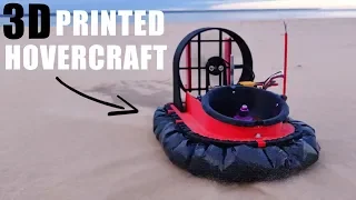 3D Printed RC Hovercraft on SPEED!