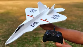 How To Make Mini RC Airplane | F-22 Raptor