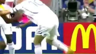 Zidane amazing performance against Brazil in the 2006 world cup