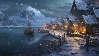 Celtic Music - Fantastic Music Helps Relieve Stress - Snow Village, Cold Winter
