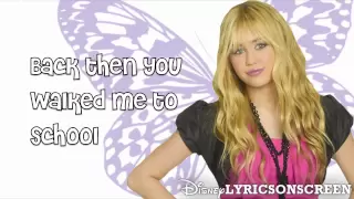 Hannah Montana - Been Here All Along (Lyrics Video) HD