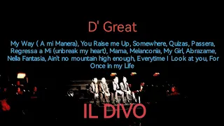 IL Divo LIVE FULL CONCERT Non Stop Captivating Songs 11/25/2023 Newport World Resorts Philippines