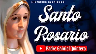 🌹 SANTO ROSARIO de hoy domingo 4 de febrero de 2024 🌹MISTERIOS GLORIOSOS 🍃 Padre Gabriel Quintero
