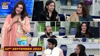 Good Morning Pakistan | Aina Asif | Hiba Ali Khan | Umer Aalam | 22 September 2023 | ARY Digital