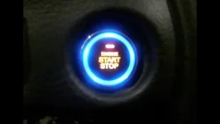 AUDI 80 CONNECTING THE START/STOP BUTTON