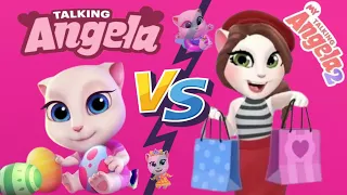 My Talking Angela VS Sister Angela 2