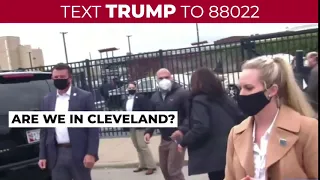 Kamala Harris: "Are we in Cleveland?"