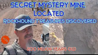 Secret Mystery Mine Found Petrified Wood, Opalized Wood, Agatized Wood & 200 Million yr Old Fossils