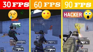 30 FPS vs 90 FPS Challenge | FPS MATTER?? | iPad pro 2020 PUBG MOBILE