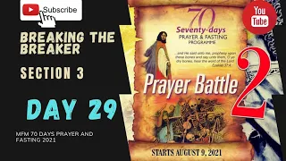 🔴 Day 29 MFM 70 Days Prayer & Fasting Programme 2021 Prayers from Dr DK Olukoya, Gen. Overseer, MFM