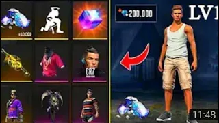 *ETF:"😨😱😱😱😲!!!? POOR ADAM 👉 BECAME RICH ❤ TRY HIS LUCK 🎁 FREE FIRE  DAYWIN