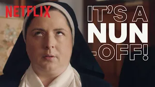 Nun-Off: Dracula's Sister Agatha VS. Derry Girls' Sister Michael | Netflix