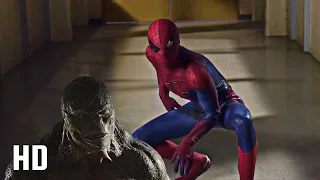 Spider-Man vs The Lizard fight in school - The Amazing Spider-Man