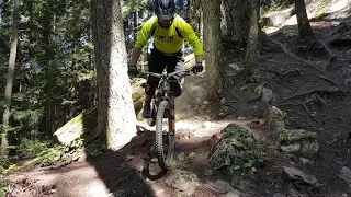 Wild Cherry- pro lines;  extremely rowdy trail, Cypress, North Vancouver