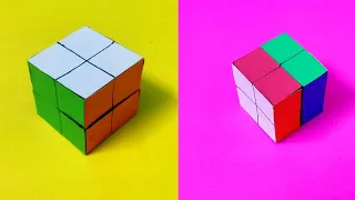 How to make rubik's cube 2x2 at home