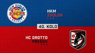 40.kolo HKM Zvolen - HC Grotto Prešov HIGHLIGHTS