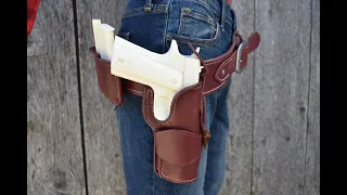 How to make a 1911 holster, part 2, the build