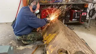 Repairing A Front End Loader Bucket