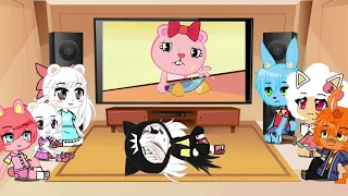 Pretty Blood characters reacts to HTF (gacha club)