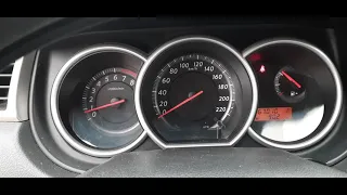 Ниссан Тиида, вежливые поворотники/Nissan tiida, polite turn signals