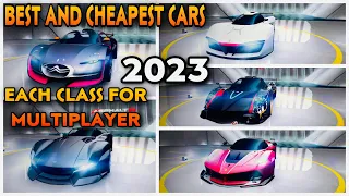 2023 Best and Cheapest Cars Of Each Class For Multiplayer: Asphalt 8