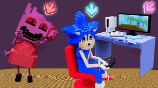 FNF Character Test | Gameplay VS Minecraft Animation | Sonic, Peppa, Cannival