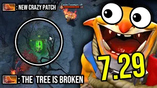 When 7.29 New Map is Designed for Techies -- 100% No Way Escape!!