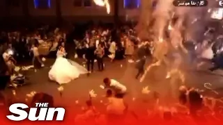 At least 100 dead as fire rips through wedding sparked by ‘fireworks for first dance’ in Iraq