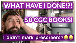 CGC 50 MODERN COMIC UNBOXING! MARVEL/INDIES/STAR WARS! I didn't prescreen them....could backfire?!