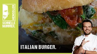 Schnelles Italian Burger Rezept von Steffen Henssler